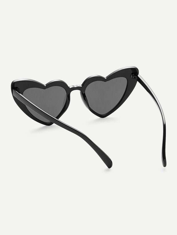 Heart Shaped Frame Sunglasses - Open Your heart boutique