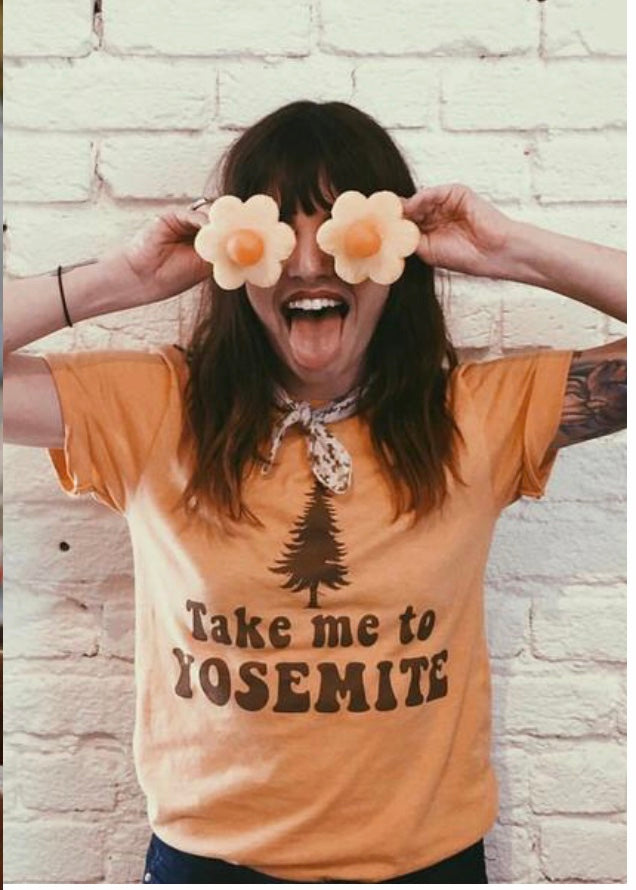 Take Me To Yosemite Tee - Open Your heart boutique